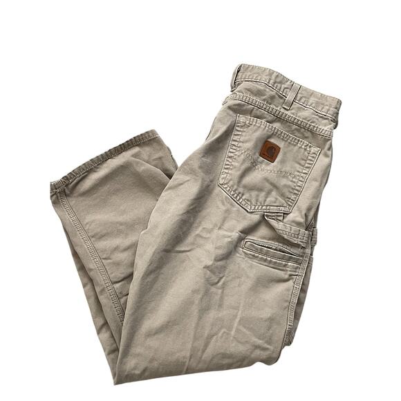 Carhartt Other - Carhartt Khaki Carpenter Jeans Loose Original Fit Cotton